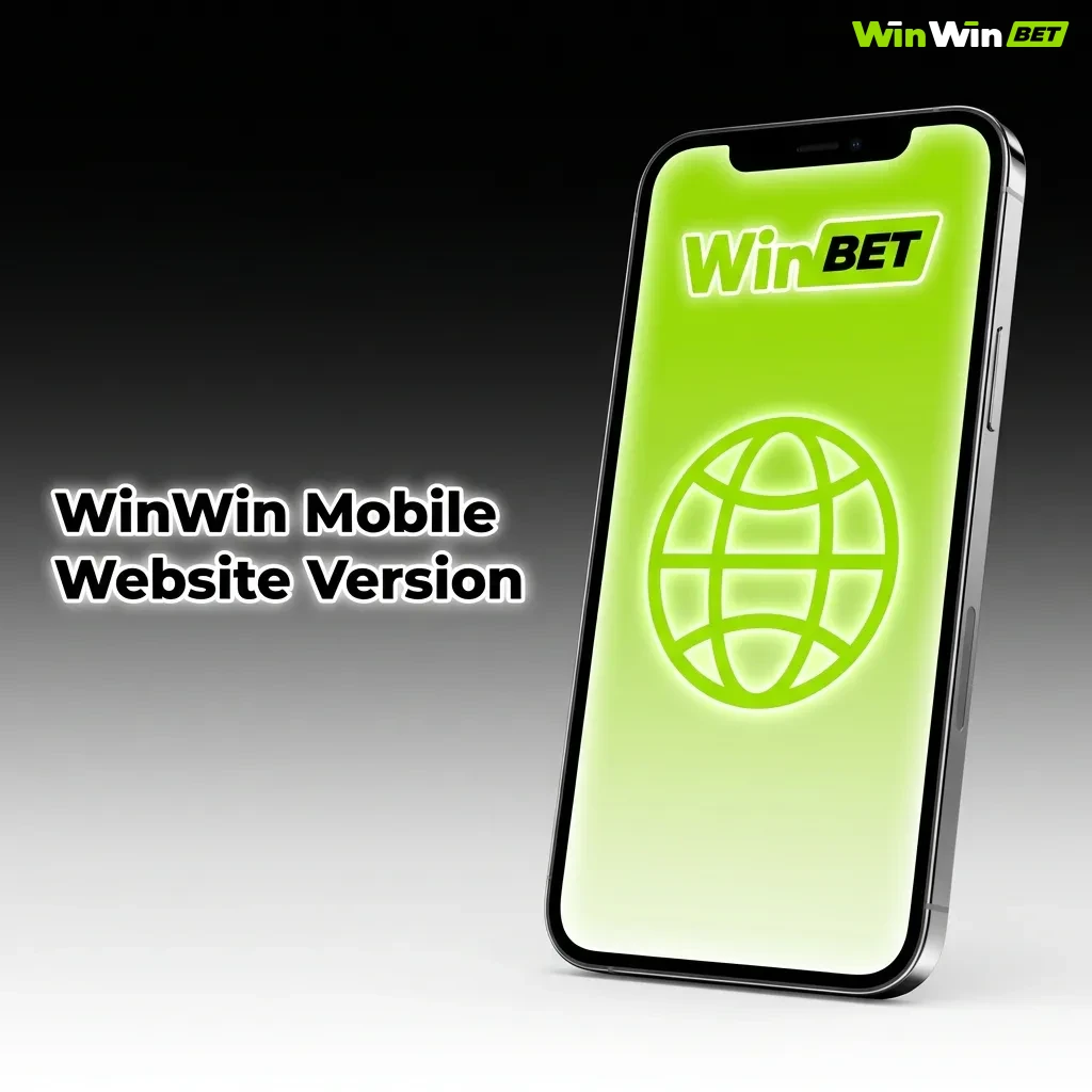 WinWin mobile website interface showing betting and casino games accessible on smartphones and tablets without downloads