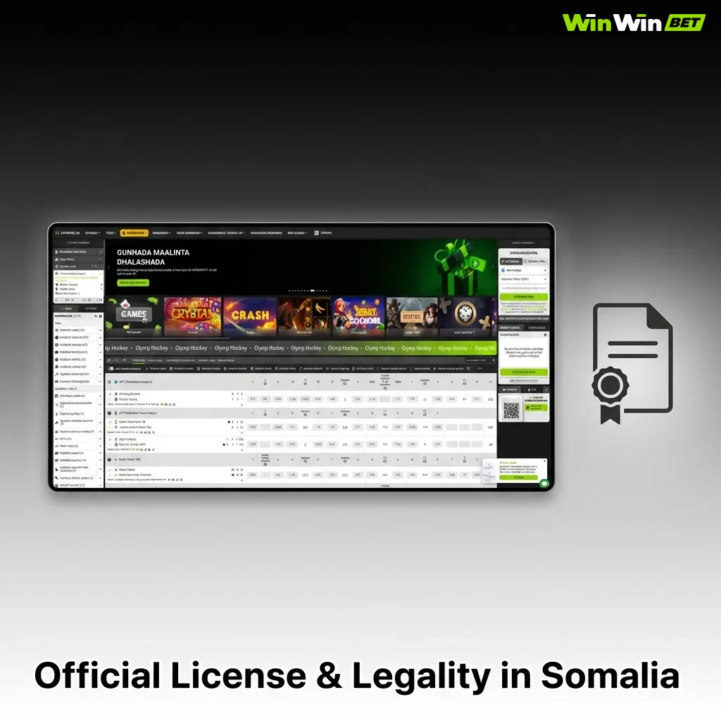 Licensed by Curaçao eGaming, platform offers secure betting in Somalia with SSL encryption and responsible gaming tools.