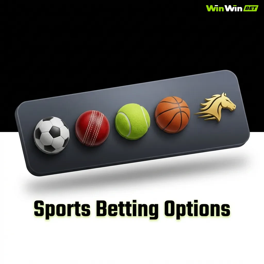 Sports betting interface showing 30+ options including football, basketball, cricket, tennis with live odds updates
